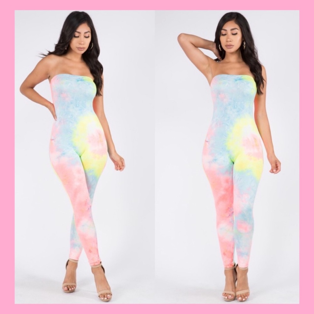 Sexy tube top jumpsuit 💕